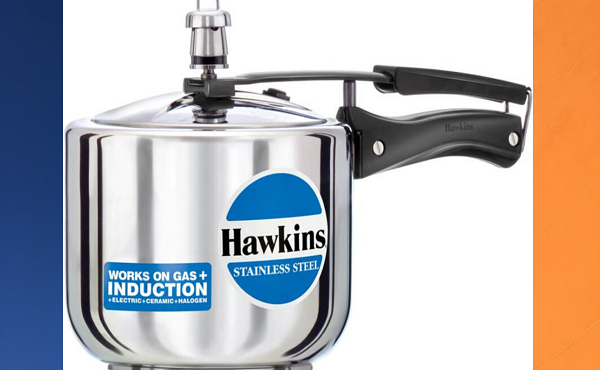 Hawkins Stainless Steel Tall Pressure Cooker, 3 Litres, Silver