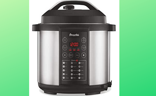 Preethi Touch EPC005 6-Liter Electric Pressure Cooker (Black)